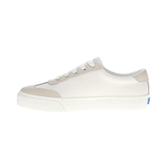 Jump Kick T-Toe Leather Lace Up Sneakers