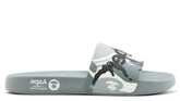 AAPE Grey Camo Slides