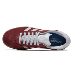 Adidas Gazelle ADV Shoes - Shadow Red/Crystal White/Gold Metallic