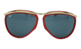 AVIATOR OLYMPIAN SUNGLASSES "POLISHED RED" RB2219-1243R5_59