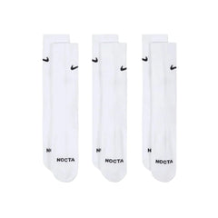 x NOCTA Crew 3 Pack Sock - White