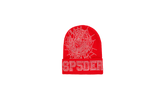 Rhinestone Web Beanie "Red" SP5der49