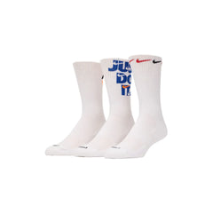 Everyday Plus Cushioned Crew 3 Pack Sock - White/Multi