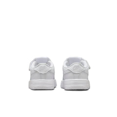 Toddler Force 1 Low Easy On - "White"