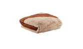 Swoosh Faux Fur Throw Blanket "Beige / Brown" DO3793 200