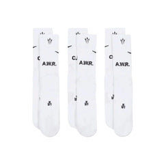 x NOCTA Crew 3 Pack Sock - White