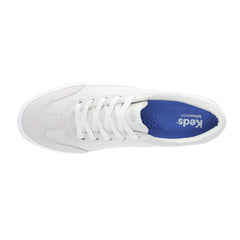 Jump Kick T-Toe Dalmata Leather/Suede Lace Up Sneakers