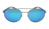 Irregular Polarized Sunglasses "Gunmetal" RB3736CH-004-A1_56