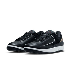 Women's 2 Retro Low - "Black/Varsity Red"
