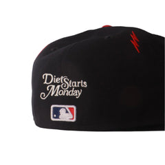 New Era x Diet Starts Monday 59Fifty Atlanta Braves Lightning Bolts Fitted - Navy/Red