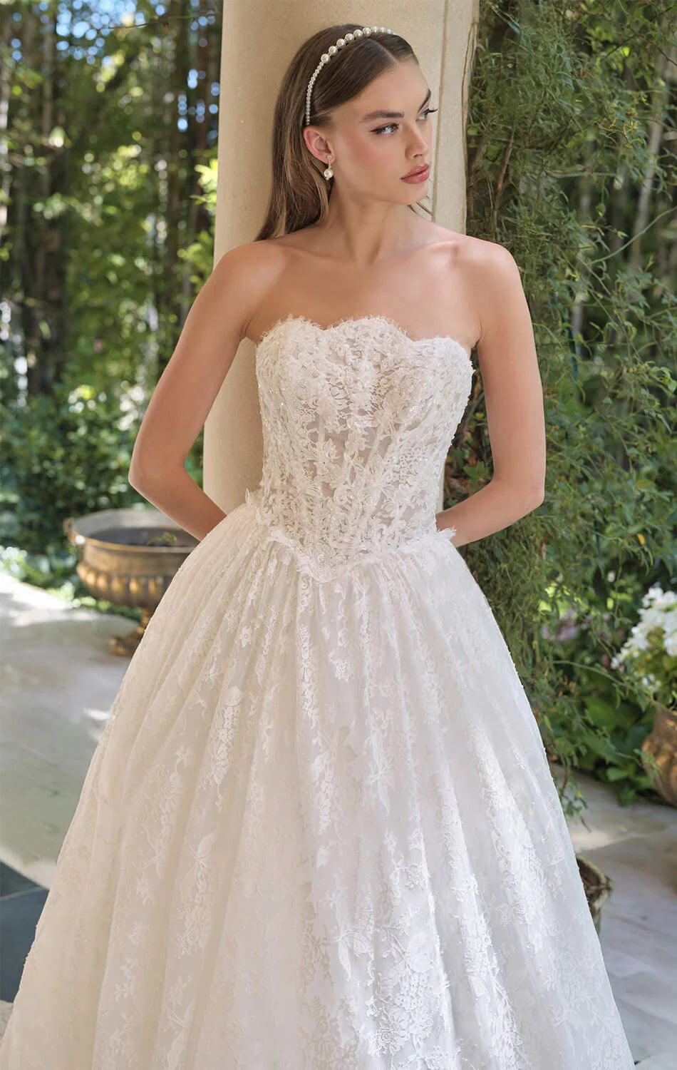 WL061 - Antheia Lace Ball Gown - Andrea & Leo