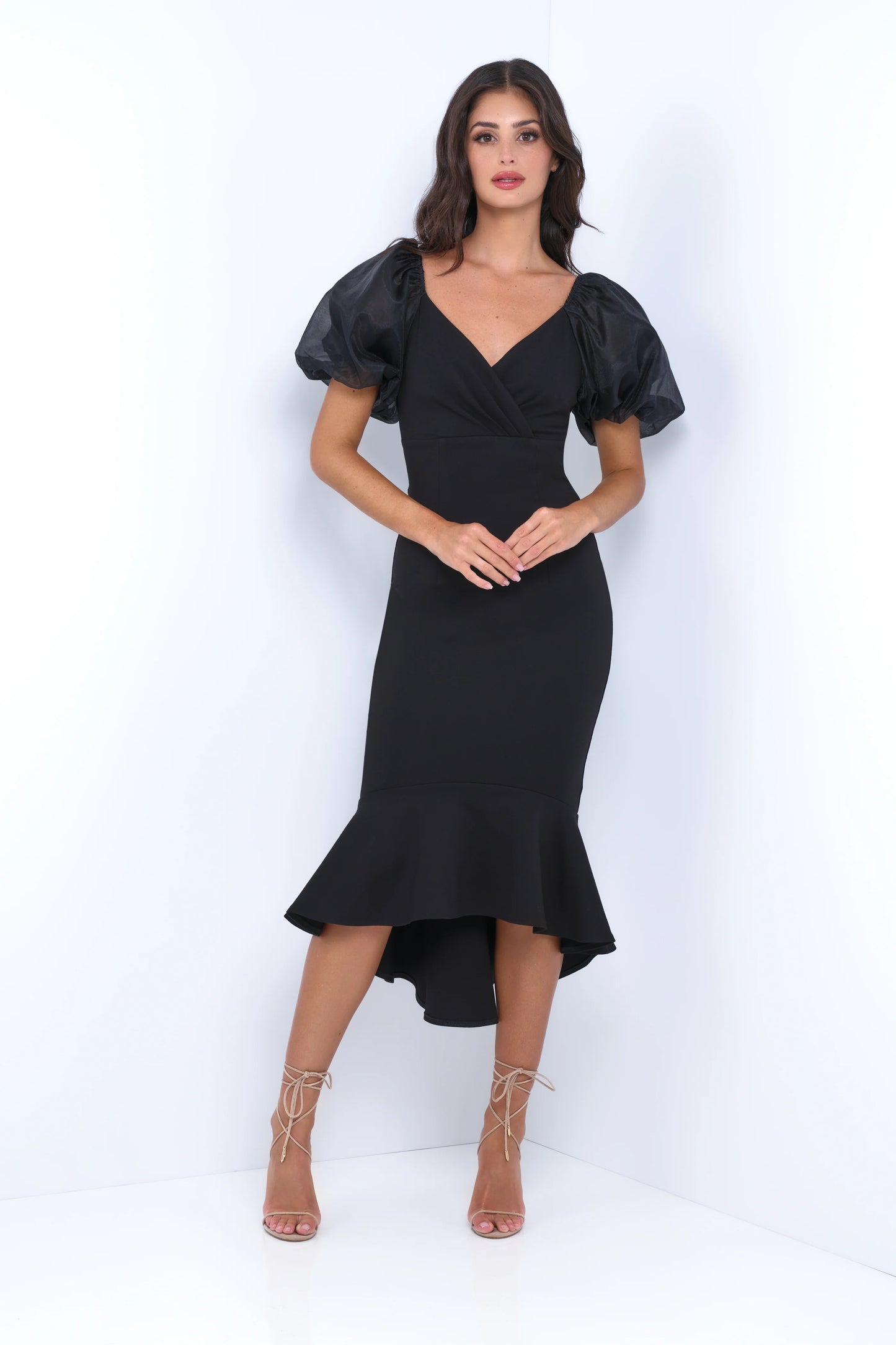 Diana Midi Dress - Black