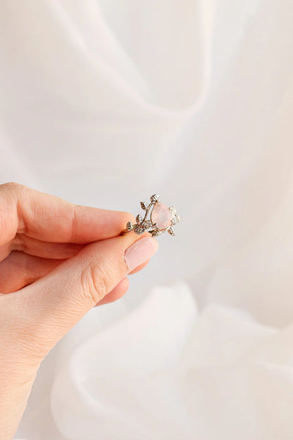 Seraphina Rose Quartz Ring