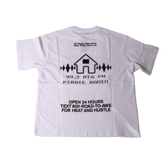 RtA Colin Radio House Tee - White