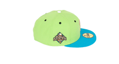 New Era 59Fifty Philadelphia Phillies 2008 World Series "Stone Age Pack" Fitted Hat - Lime Green