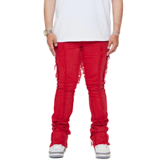 Valabasas "V-ESNTL" Super Stacked Denim - Red
