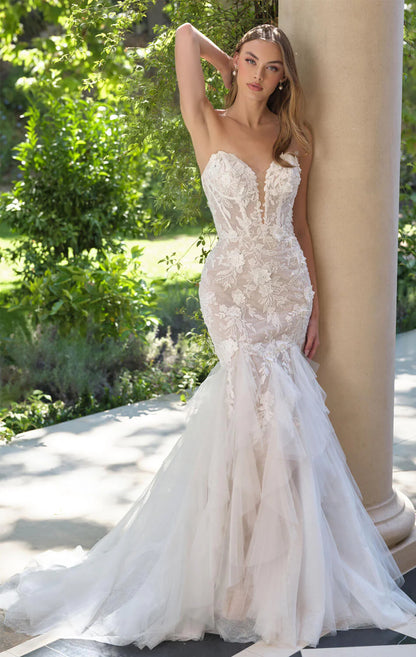 WL062 - Aphrodite Bloom Mermaid Gown - Andrea & Leo
