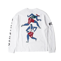Parra "Not Finished" Long-Sleeve T-Shirt - White