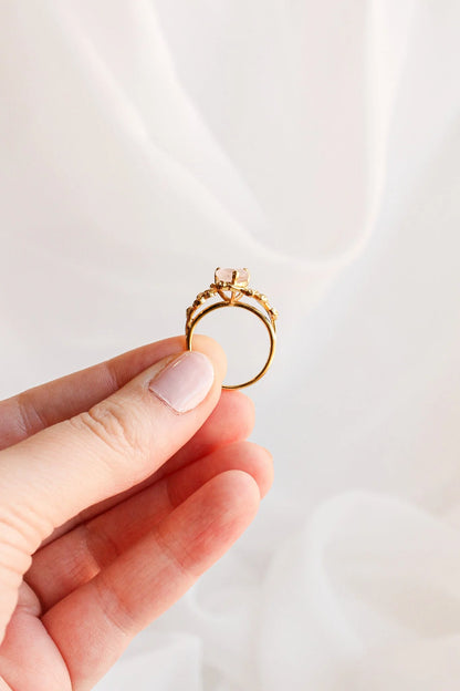 Seraphina Rose Quartz Ring