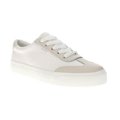 Jump Kick T-Toe Leather Lace Up Sneakers