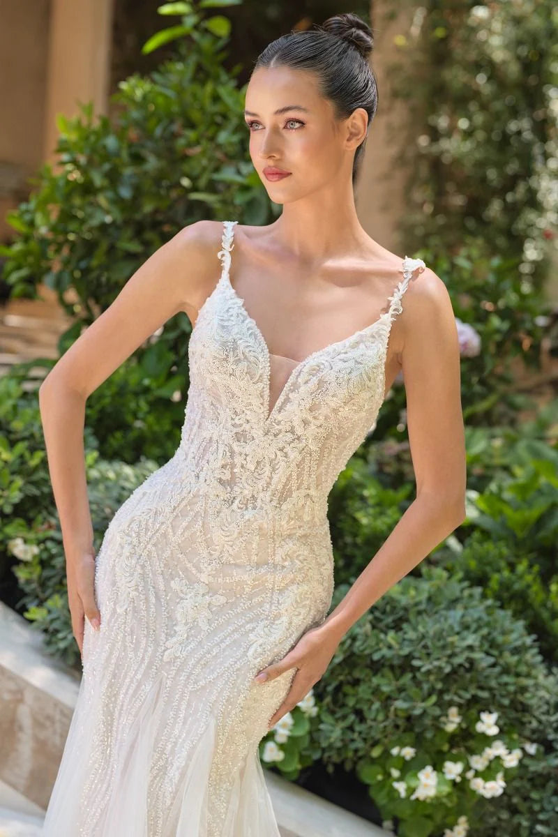 WL066 - Lamia Beaded Mermaid Gown - Andrea & Leo