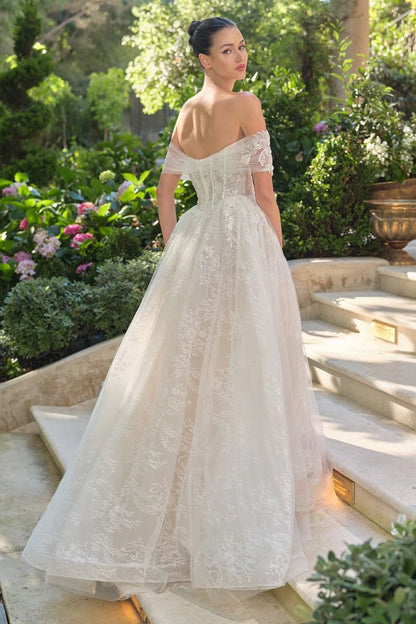 WL090 - Audrey Lace Ball Gown - Andrea & Leo