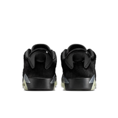 Women's  6 Retro Low - "Black Pony Hair"